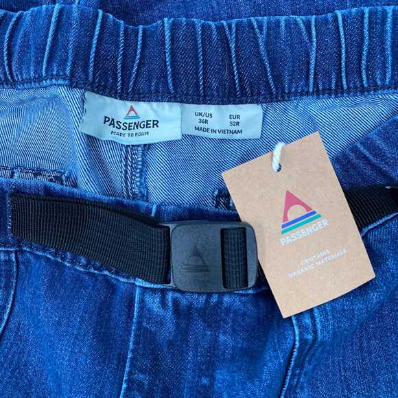 Passenger Blue 100% Cotton Relaxed Fit Jeans | Men’s Size 36 - Picture 3 of 5